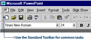 Standard Toolbar