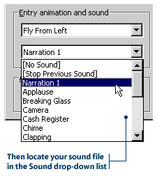 Choosing your sound file