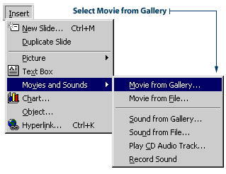 Selecting Movie from Gallery