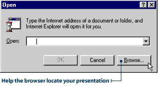 Browsing your hard drive