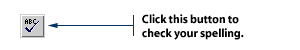 Do some spell checking using this button