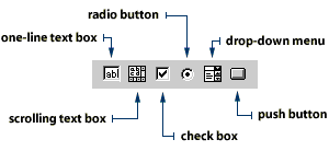 The Forms Toolbar