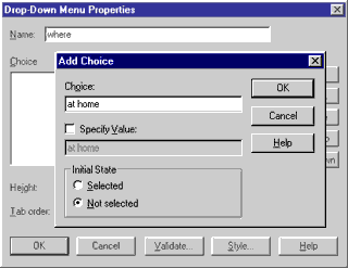 Configuring your check box