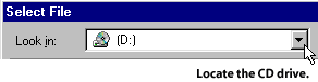 Locate your CD drive
