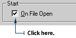 Check this box and your video clip will start as soon as your visitor opens the web page