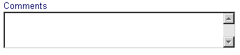 A scrolling text box.