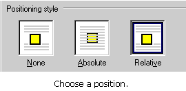 Click on a position.