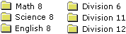 Create a separate folder for each class