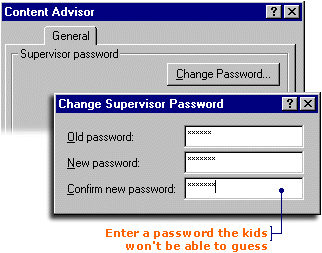 Be sure to choose a password you'll remember!