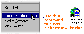 The shortcut will appear on your Windows desk-top.