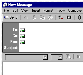 Type your message in the message area.