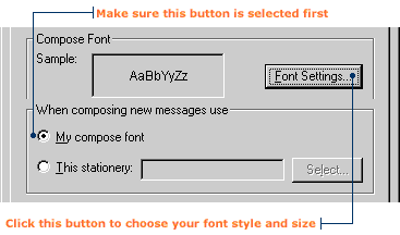 These two steps will open the Font dialog box