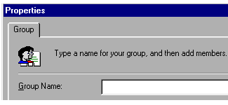Type the name of your group in the Group Name box