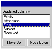 Shift the From title to below the Subject title.