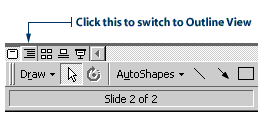 Outline View Button