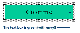 Green text box