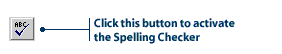 Spell Checking button