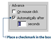 Automatic Transitions