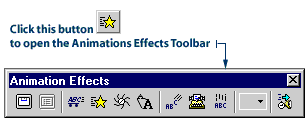 Animation Effects Toolbar