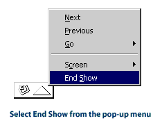 Ending your Show