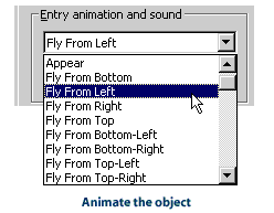 Animate object list