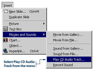 Choosing to Play an Audio CD