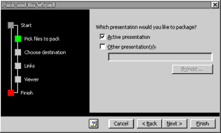 Active Presentation window