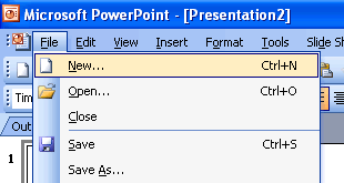 wizard presentation powerpoint using window