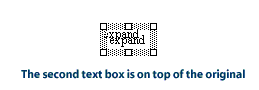 Two text boxes