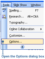 Select options