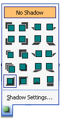 Selecting a shadow style