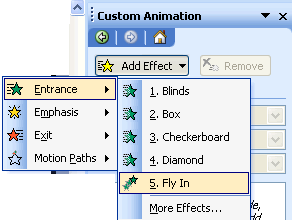 PowerPoint 2003 Adding Animation to Images, Text, Charts PowerPoint 2003 Adding Animation to Images, Text, Charts