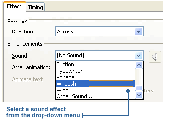 Choose your sound