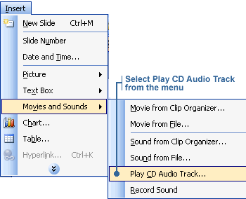 Choosing to Play an Audio CD