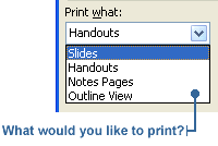 Printing options