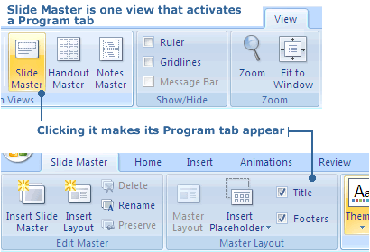 Program tab