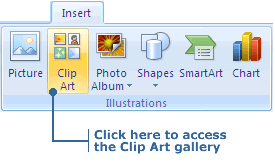 Clip Art button