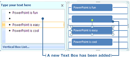 New text box added