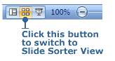 Slide Sorter View button