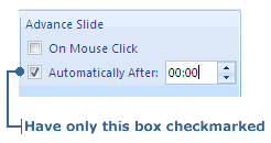 Automatic Transitions