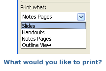 Printing options