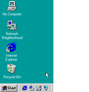 Double-click the Internet Explorer icon on your desktop
